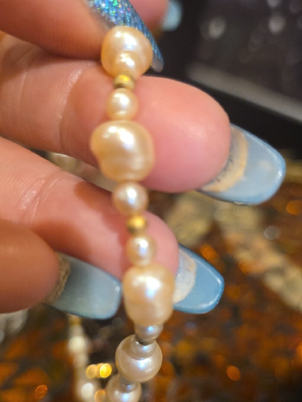 Classic Real Pearl Necklace - Women's Jewelry - Picture 5 of 6